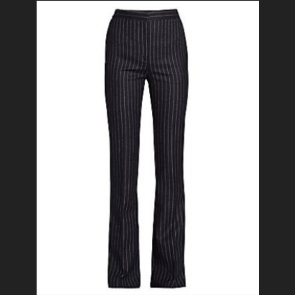 NWT Alexander McQueen Pinstripe Bootcut Dress Pants IT Size 40/US2-4 - Picture 3 of 10